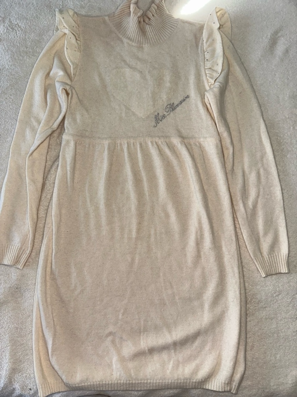 Miss Blumarine Cashmere Blend Sweater Dress | Made in Italy | Original | New